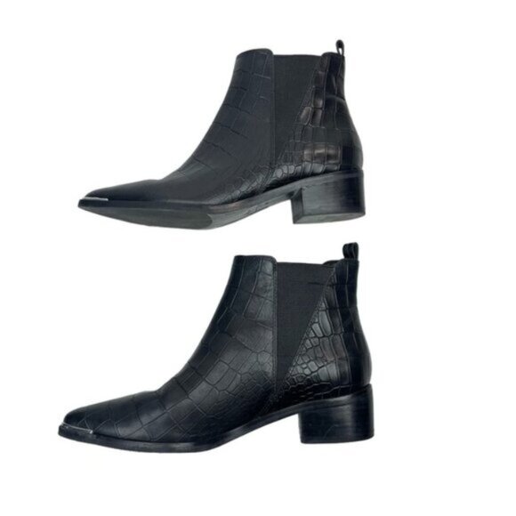 MARC FISHER Yale Pointy Toe Chelsea Bootie Sz 6 - Picture 4 of 7